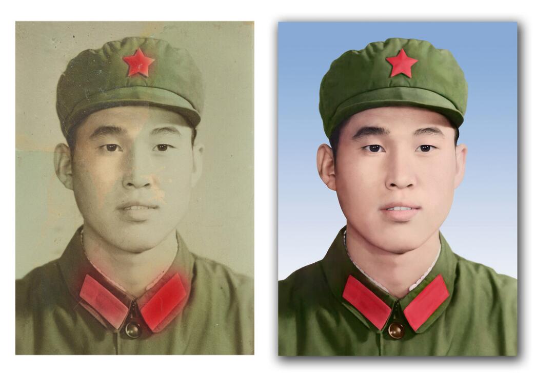 九所镇破损照片修复-18